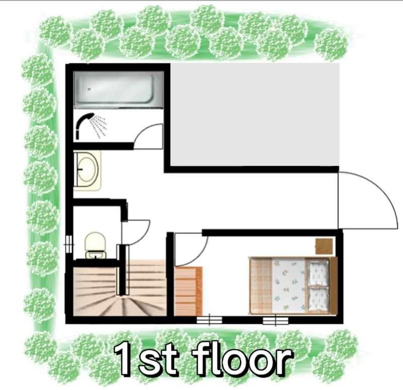 Vakantiehuis 新宿中心高級稀有新建別墅，jr線新大久保徒步4分鐘露台免費wi-fi *